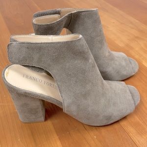 Franco Fortini Suede Slingbacks